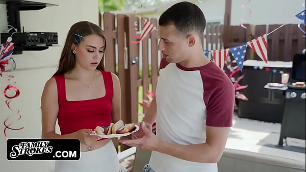 Beautiful Teen Selena Love Jumps On Her Stepbros Dick While Stepmommy Is Not Watching 