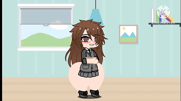 Joven culona hablando Gacha club