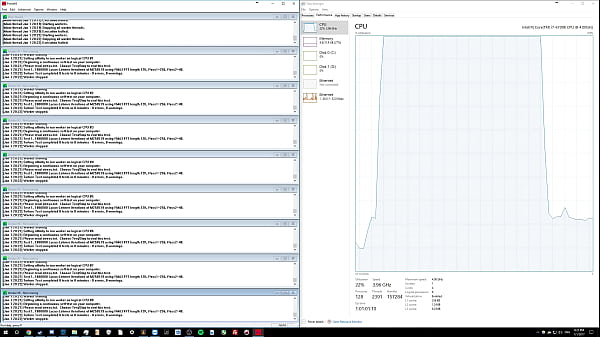 I7 6700k takes huge load from prime95 