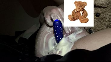 MY KINKY TEEN ARAB GIRL MASTUBATES WITH VIBRATOR & MY CUM ALL OVER HER CURVY BODY-AMATEUR ARABIAN SNOWWHITE-BEVERLY HILLS LOS ANGELES USA-FOOD PORN 67 