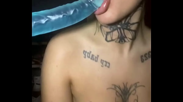 Horny emo loves fingering her tight little pussy 