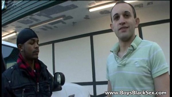 BlacksOnBoys - Gay blacks fuck hard white sexy twink 22