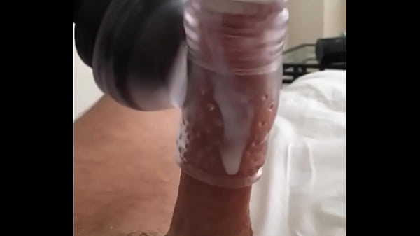 Hot moaning college hunk moaning over toy 