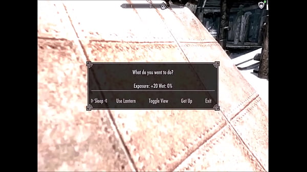 Two females adventure through a snowstorm and have sex outside at a campfire 