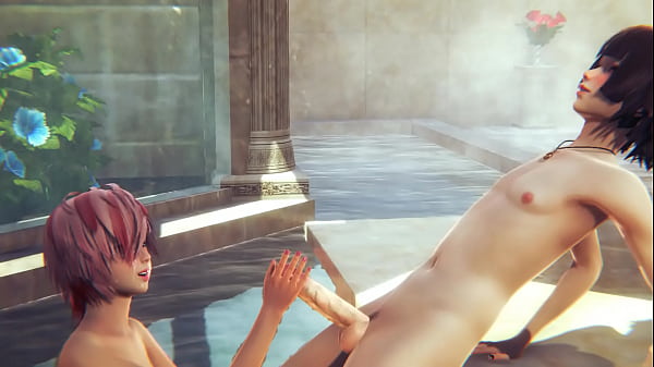 Yaoi Femboy - Fer Handjob In Spa thumbnail