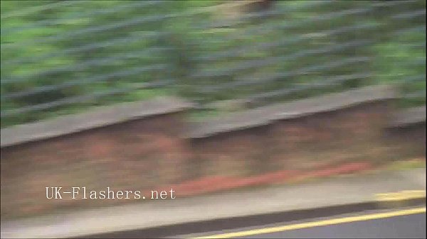 Naughty british babe Ashley Riders outdoor flashing andpublic nudity of wild ex