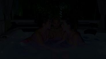 Nonton My Friend Shares Her Boyfriend With Me And We Fuck Hard In The Jacuzzi thumbnail