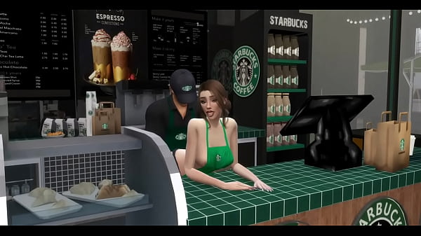 Cute Starbucks Employee Banged SIMS SEX Nessastarxxx