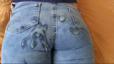 Stepson jerks off watching_my orgasms and cums he wants to_fuck me