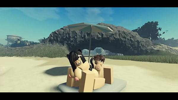 Play MP4 - Fucking my Roblox Catgirl at the Beach