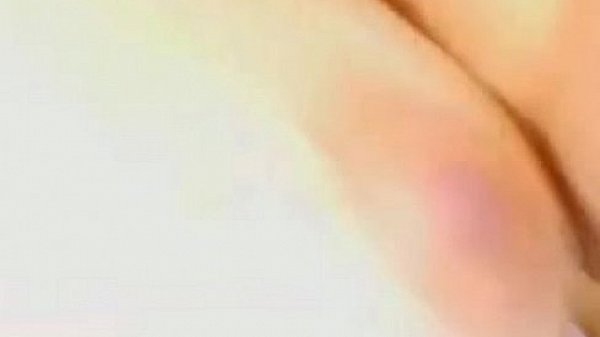 Close up of clitoris stimulus bating on cam