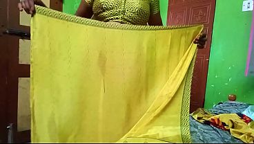 ammu showing big boobs and changing the saree 