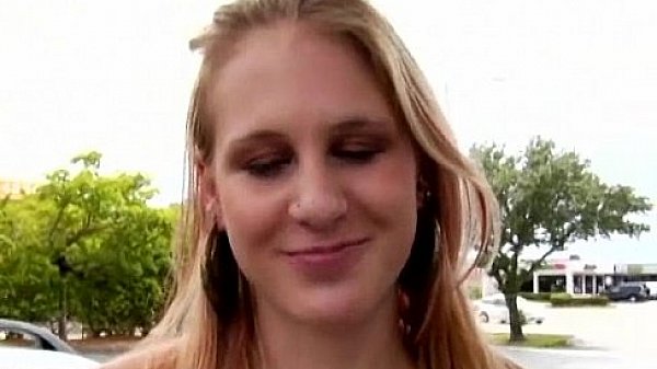 Sexy wild chick gets paid to fuck 4 