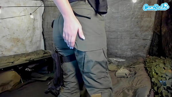 Play MP4 - Beautiful Blonde Teen Solider Plays With Her Pussy