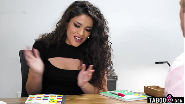 Latina milf head teacher gets caught masturbating by one of her co workers