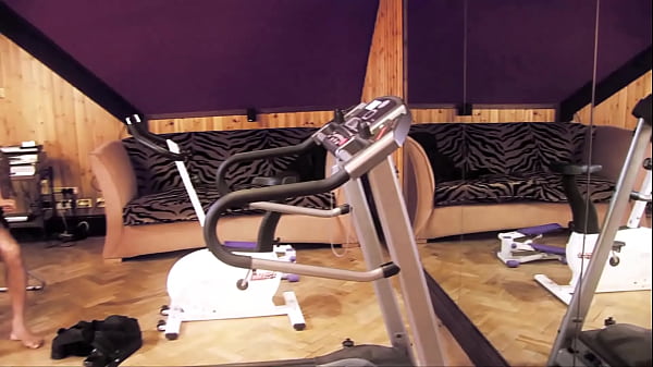 Cindy behr fucks an asian high roller on a treadmill for some kinky fun