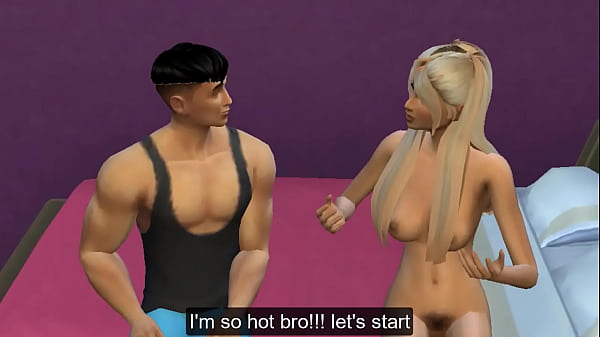 18y StepBrother and Stepsister fuck Step sister being attracted toher muscular step brother