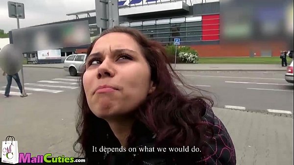 Play MP4 - Readhead with big tits is sucking cock