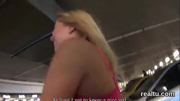 Stunning czech kitten was tempted in the shopping centre and poked in pov 