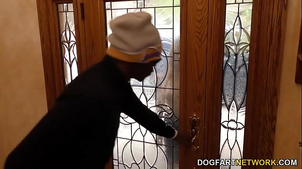 CherieDeVilleGives Blowjob To A Group Of Black Guy