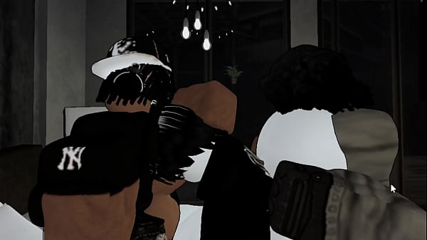 Play MP4 - Femboy owned by 2 Black Cocks