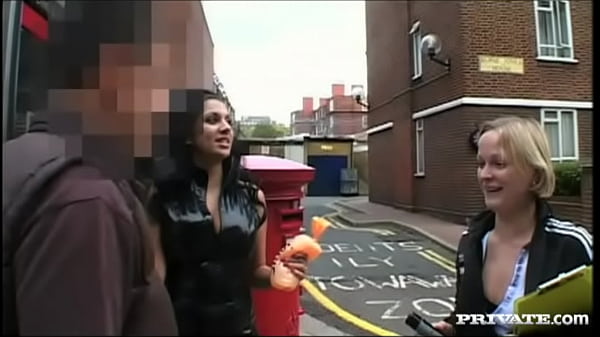 Busty Avalon Dresses up with Ionie in a PVC Costume Then Gets Laid 