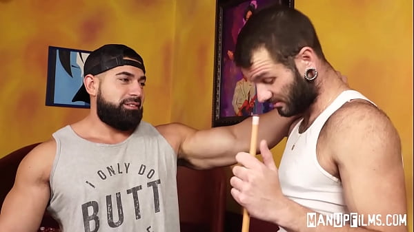 Damien Stone got hustled in pool, instead of getting his money back, he gets some dick instead! 