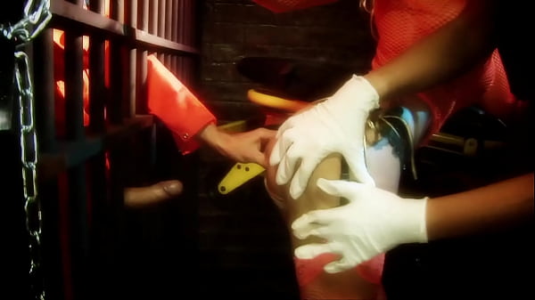 Francesca felucci and stacey saran have a jailhouse threesome and swallow