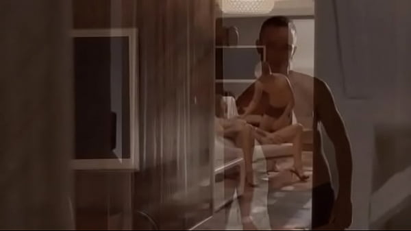 Luxury sex with elegant babe on a chair 