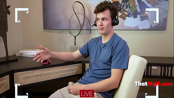 Vexed from her persistant step son filming her naked she rides him raw live 