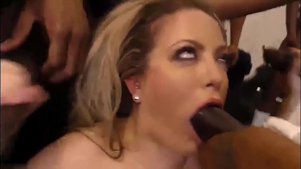 Carmen_Valentina Gets Gang fucked By BigBlack Dicks