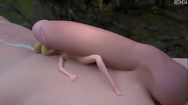 campanilla follando con desconocido en el bosque