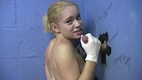 Big cock amazing sucking through a gloryhole - Blowjob Porn 19 