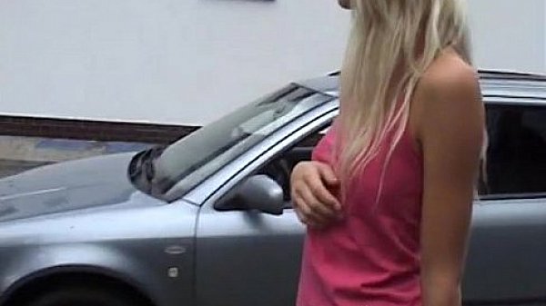 2 blonde sucking dick at a gas station