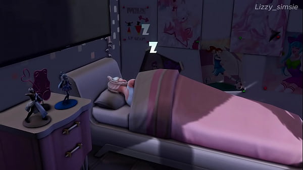 Play MP4 - Horny stepsister masturbates for stepbrother - sims 4 - 3D animation