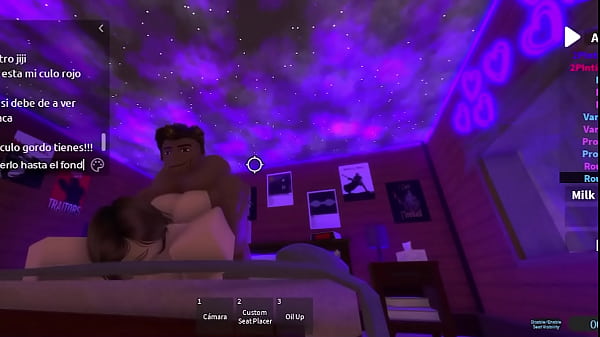 Follando a una putita en roblox 