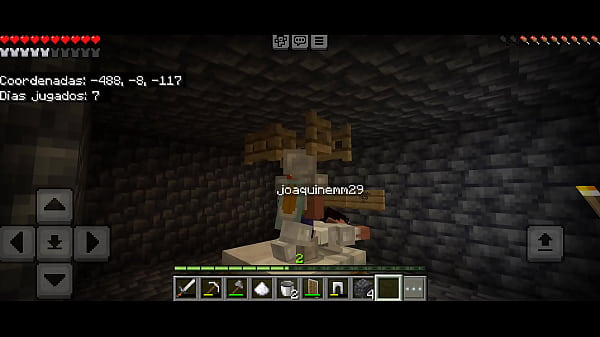 Cachando rico en Minecraft con mi compa&ntilde_ero