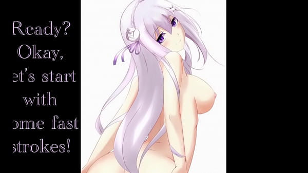 Emilia &ldquo;re zero starting life in another world&rdquo; jerk off instructions 