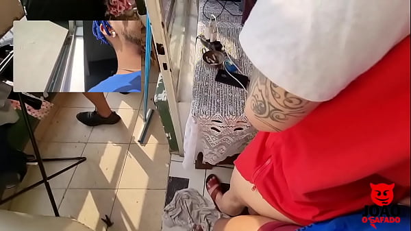 Casal fudendo na varanda e fui entra na brincadeira Caah_Kabulosa - Casal_Kabuloso