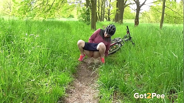 Got2pee Brings Another Desperately Peeing Girl In Piss Break - Featuring Big Puddle thumbnail