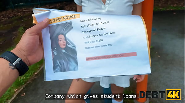 Debt4k deepthroat is her favorite way to pay off debts 