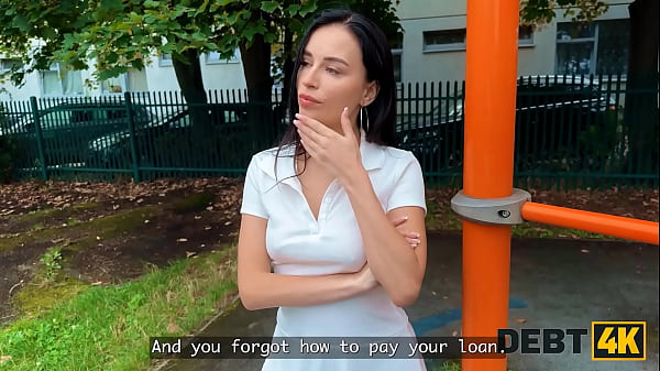 Debt4k deepthroat is her favorite way to pay off debts