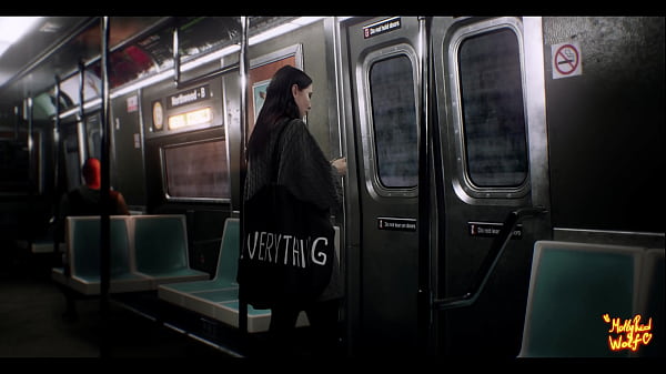 Beautiful stranger sucked me in train 