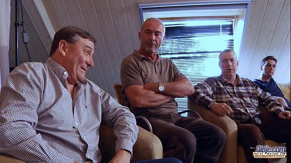 Old gangbang with_exquisite young blonde