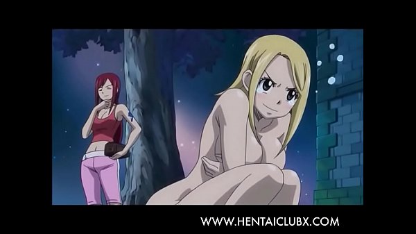 girls_fan service Fairy Tail ova 1 2 Funny moments