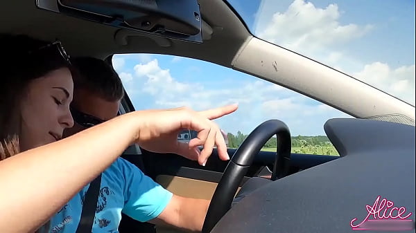 Babe public suck big cock and hardcore sex in the car