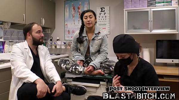 Jasmine rose's back gets blasted with cum nurses pov version 