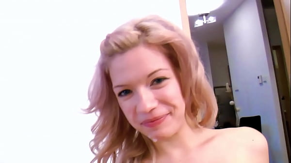 Play MP4 - BIBI NOEL Cute 19 YO Blonde Huge Cock POV Blowjob and Cum Swallow