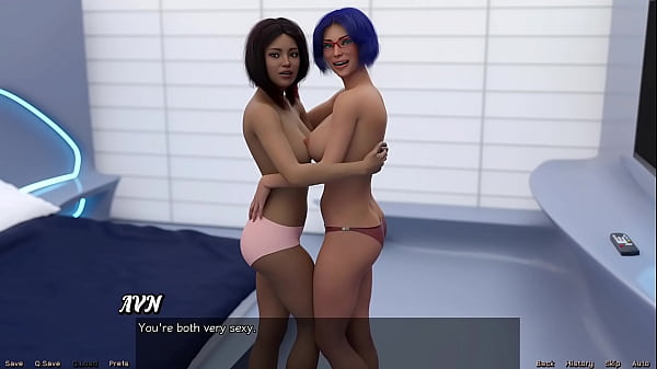 Stranded in space #152 cute virgin girl next door cums hard after big white dick and busty blue hair milf touch her 