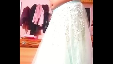 Indian Gay Crossdresser Bottom Real Homemade Sex In Blue Lehanga thumbnail